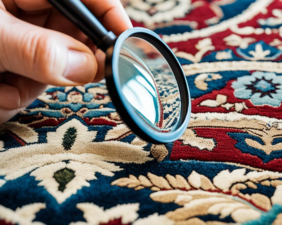 Examining Authentic Oriental Rug