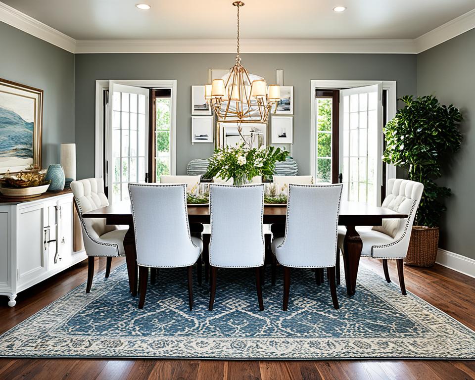 expert dining room rug size guide