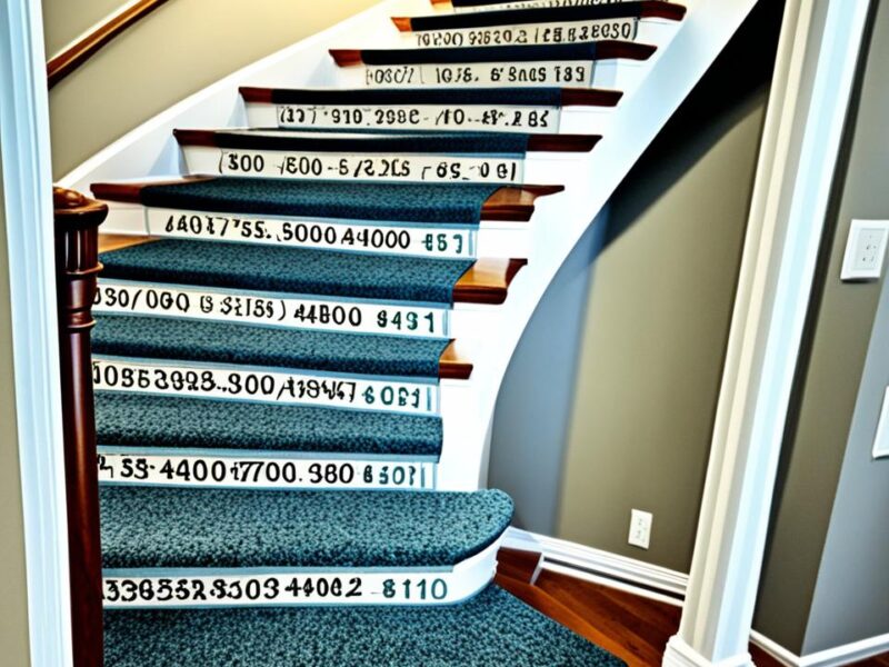 how much carpet for stairs